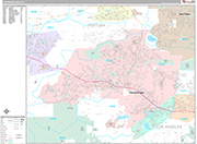 Thousand Oaks  Wall Map Premium Style
